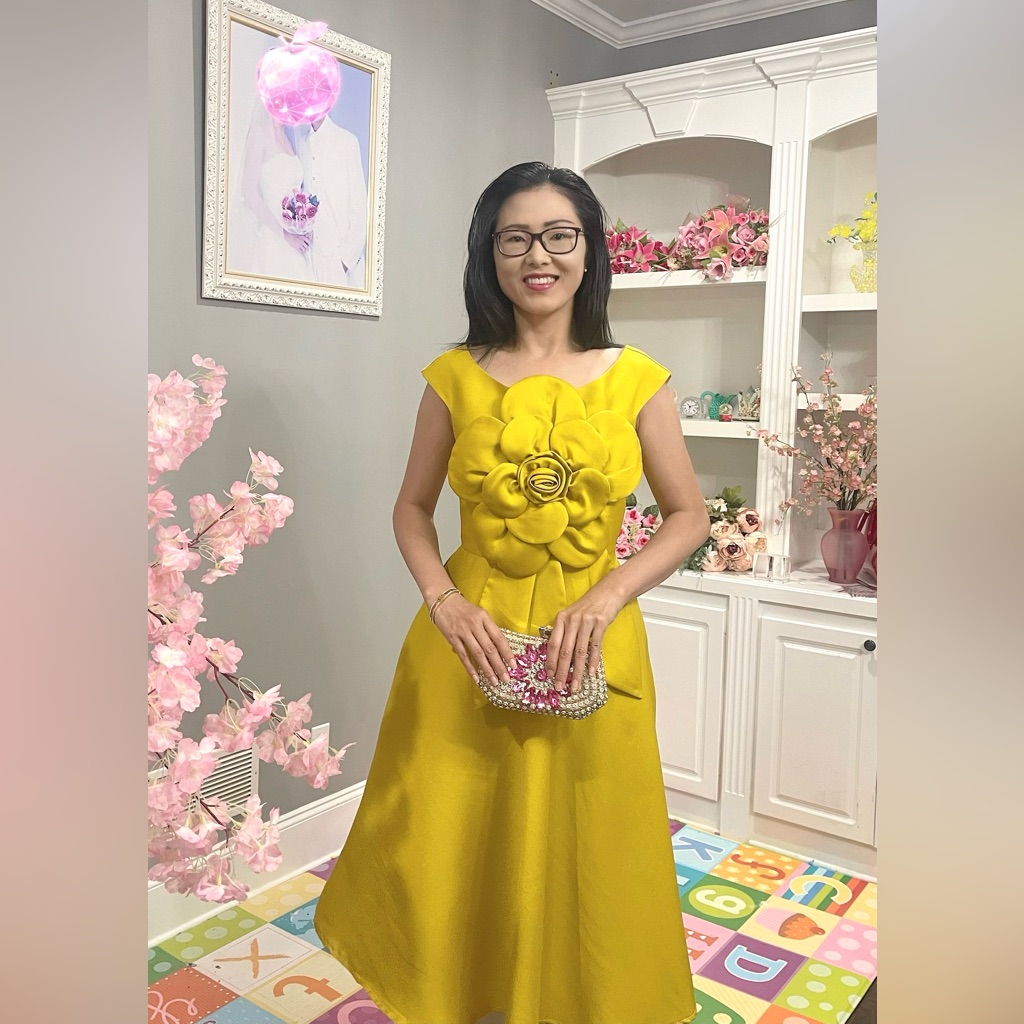 New Women’s Taffeta Midi Dress, Boutique, Party Dress, Event, Birthday Tafta 2 M